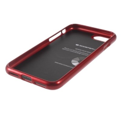 Apple iPhone 7 (iPhone 8) Mercury raudonas kieto silikono tpu dėklas - nugarėlė / Priedai.lt