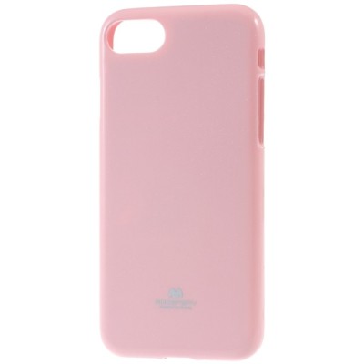 Apple iPhone 7 (iPhone 8) Mercury gaiši rozs cieta silikona (TPU) apvalks Mercury gaiši rozs cieta silikona (TPU) apvalks / vaci