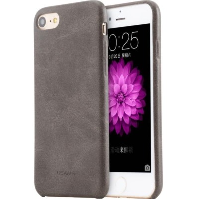„USAMS“ Slim Leather BOB Apple iPhone 7 (iPhone 8) brūns ādas apvalks / Vacins.lv