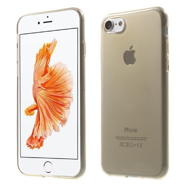 Ploniausias TPU skaidrus dėklas - šviesiai rudas (iPhone 7 / 8 / SE 2020 / SE 2022)