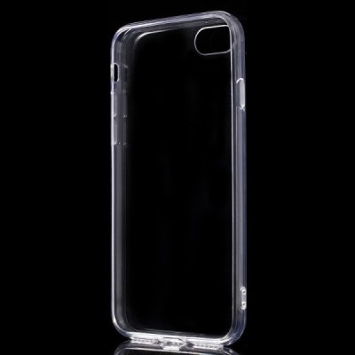 Apple iPhone 7 (iPhone 8) dzidrs (caurspīdīgs) cieta silikona TPU plāns akrila apvalks / Vacins.lv