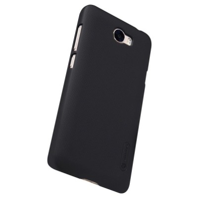 Huawei Y5 II 2 Nillkin Frosted Shield melns plastmasas apvalks + ekrāna aizsargplēve / Vacins.lv