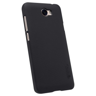 Huawei Y5 II 2 Nillkin Frosted Shield melns plastmasas apvalks + ekrāna aizsargplēve / Vacins.lv