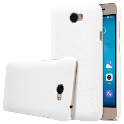 Nillkin Frosted Shield Huawei Y5 II 2 baltas plastikinis dėklas + apsauginė ekrano plėvelė / Priedai.lt
