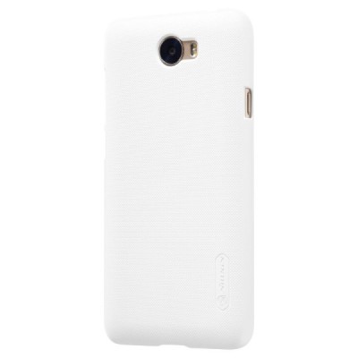 Nillkin Frosted Shield Huawei Y5 II 2 baltas plastikinis dėklas + apsauginė ekrano plėvelė / Priedai.lt