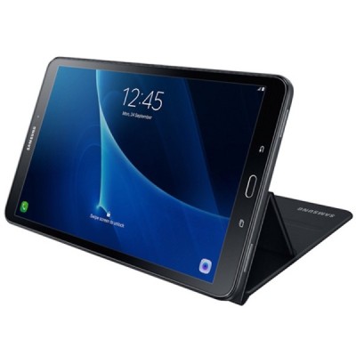 Originalus Samsung Galaxy Tab A 10,1 2016 (T585, T580) Book Cover EF-BT580 atverčiamas juodas odinis dėklas / Priedai.lt