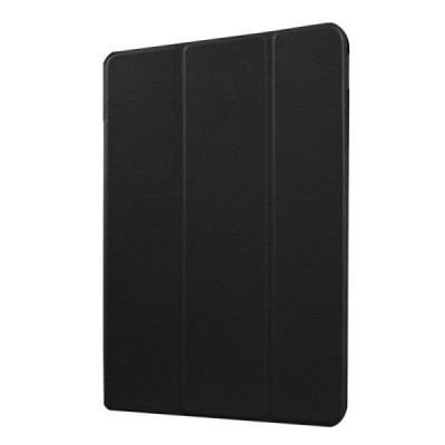 Huawei MediaPad M2 10 atverčiamas juodas odinis dėklas - knygutė / Priedai.lt