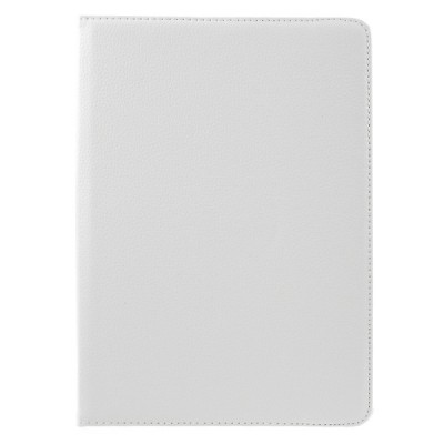 Huawei MediaPad M2 10 atverčiamas, sukamas 360 laipsnių, baltas odinis dėklas - stovas / Priedai.lt