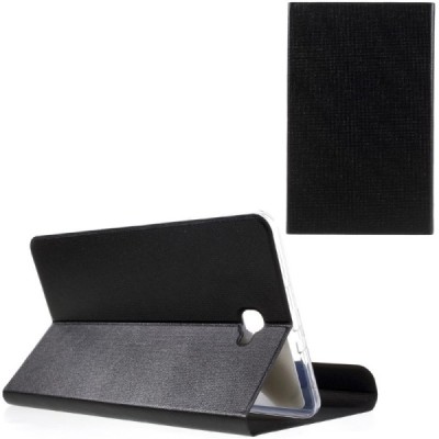 Samsung Galaxy Tab A 10,1 2016 (T585, T580) Smart Case ādas atvēramais melns maciņš / Vacins.lv