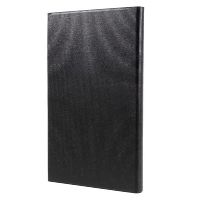 Samsung Galaxy Tab A 10,1 2016 (T585, T580) Smart Case ādas atvēramais melns maciņš / Vacins.lv