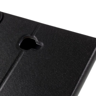 Samsung Galaxy Tab A 10,1 2016 (T585, T580) Smart Case ādas atvēramais melns maciņš / Vacins.lv