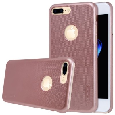 Apple iPhone 7 Plus (iPhone 8 Plus) Nillkin Frosted Shield rozs plastmasas apvalks + ekrāna aizsargplēve / Vacins.lv