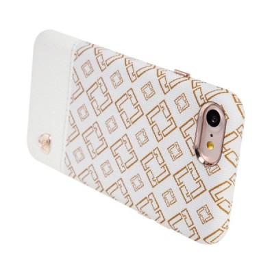 Apple iPhone 7 (iPhone 8) „Nillkin“ Oger balts rakstains apvalks / vacins.lv