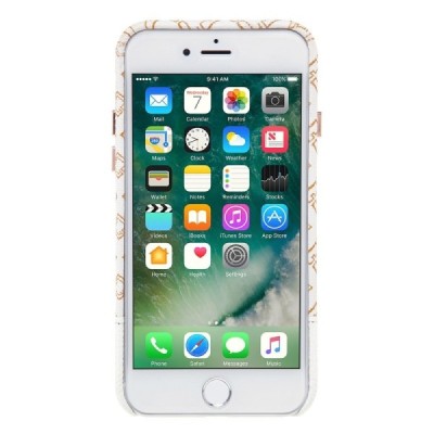 Apple iPhone 7 (iPhone 8) „Nillkin“ Oger balts rakstains apvalks / vacins.lv