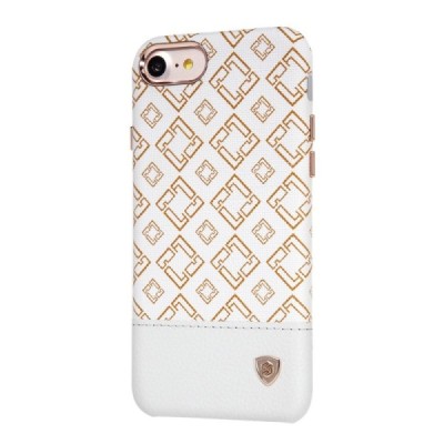 Apple iPhone 7 (iPhone 8) „Nillkin“ Oger balts rakstains apvalks / vacins.lv