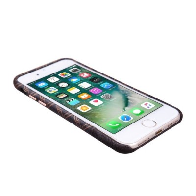 Apple iPhone 7 (iPhone 8) „Nillkin“ Oger brūns rakstains apvalks / Vacins.lv
