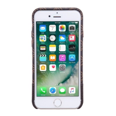 Apple iPhone 7 (iPhone 8) „Nillkin“ Oger brūns rakstains apvalks / Vacins.lv