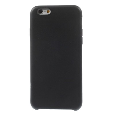 Apple iPhone 6, 6s cieta silikona (TPU) melns apvalks / vacins.lv