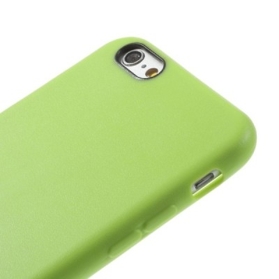 Apple iPhone 6, 6s cieta silikona (TPU) zaļš apvalks / Vacins.lv