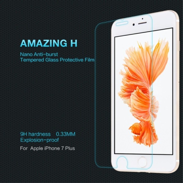 „Nillkin“ 9H Tempered Glass ekrāna aizsargstikls 0,33 mm (iPhone 7 Plus / 8 Plus)