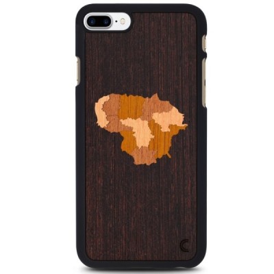 Apple iPhone 7 Plus (iPhone 8 Plus) „Crafted Cover“ Lietuva dabīga koka telefona apvalks / Vacins.lv