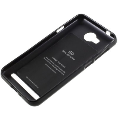 Huawei Y3 II (Huawei Y3 2) Mercury melns cieta silikona (TPU) apvalks / vacins.lv