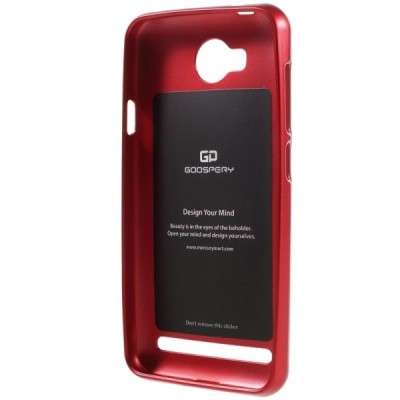 Huawei Y3 II (Huawei Y3 2) raudonas Mercury kieto silikono (TPU) dėklas - nugarėlė / Priedai.lt