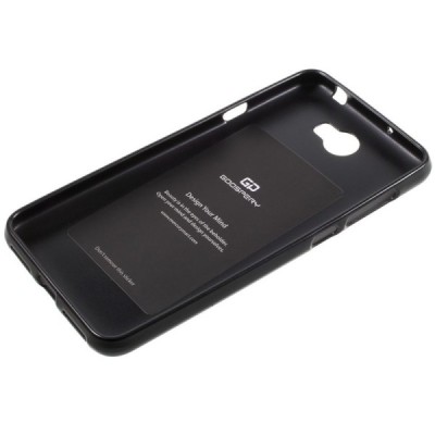 Huawei Y5 II (Huawei Y5 2) juodas Mercury kieto silikono (TPU) dėklas - nugarėlė / Priedai.lt