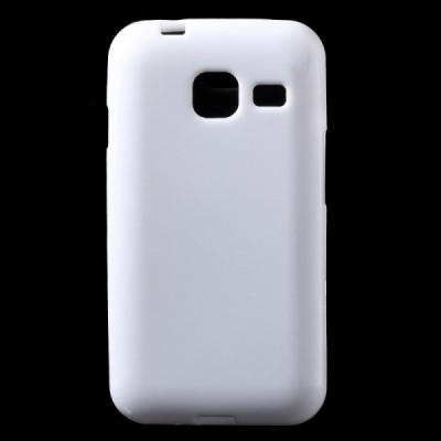 Samsung Galaxy J1 mini (J105) kieto silikono TPU baltas dėklas - nugarėlė / Priedai.lt