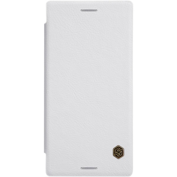 „Nillkin“ Qin atverčiamas dėklas - baltas (Xperia XZ / XZs)
