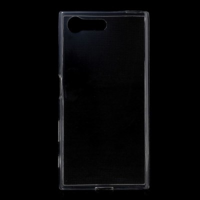 Sony Xperia X Compact (F5321) dzidrs (caurspīdīgs) cieta silikona TPU pasaulē planākais apvalks / Vacins.lv