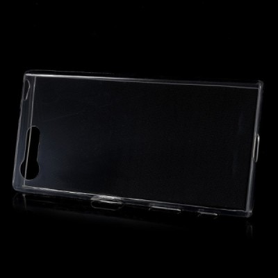 Sony Xperia X Compact (F5321) dzidrs (caurspīdīgs) cieta silikona TPU pasaulē planākais apvalks / Vacins.lv