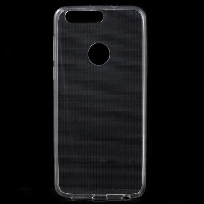Honor 8 (Huawei Honor 8) dzidrs (caurspīdīgs) cieta silikona TPU pasaulē planākais pelēks apvalks / Vacins.lv
