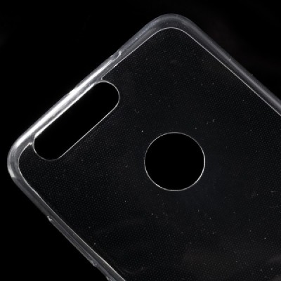 Honor 8 (Huawei Honor 8) dzidrs (caurspīdīgs) cieta silikona TPU pasaulē planākais pelēks apvalks / Vacins.lv