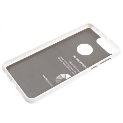 Honor 8 (Huawei Honor 8) Mercury balts cieta silikona (TPU) apvalks / vacins.lv