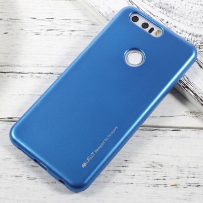 Honor 8 (Huawei Honor 8) mėlynas Mercury kieto silikono (TPU) dėklas - nugarėlė / Priedai.lt