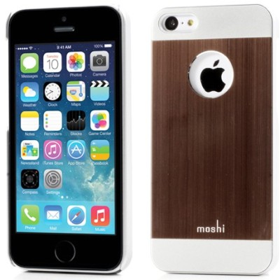 „Moshi“ iGlaze Armour brūns un sudrabs Apple iPhone 5C apvalks / Vacins.lv