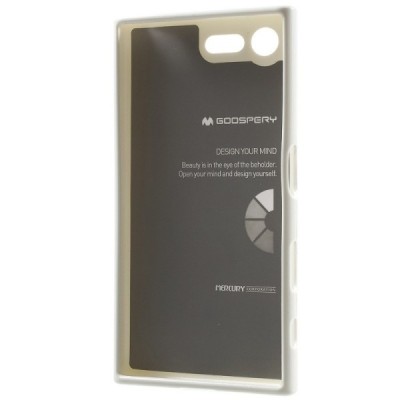 Sony Xperia X Compact (F5321) baltas Mercury kieto silikono (TPU) dėklas / Priedai.lt