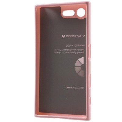 Sony Xperia X Compact (F5321) rožinis Mercury kieto silikono (TPU) dėklas / Priedai.lt