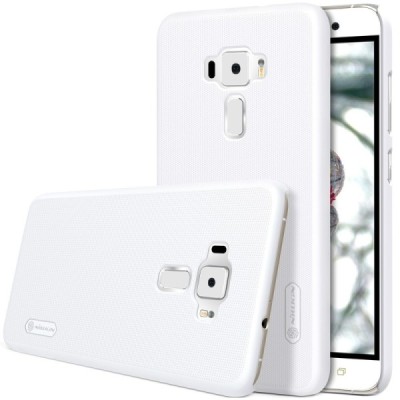 Asus Zenfone 3 5.2 (ZE520KL) Nillkin Frosted Shield balts plastmasas apvalks + ekrāna aizsargplēve / Vacins.lv