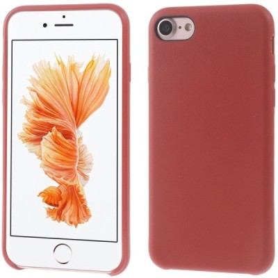 Apple iPhone 7 (iPhone 8) cieta silikona (TPU) sarkans apvalks / vacins.lv