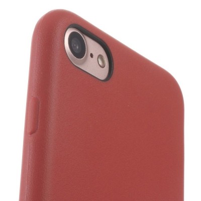 Apple iPhone 7 (iPhone 8) cieta silikona (TPU) sarkans apvalks / vacins.lv
