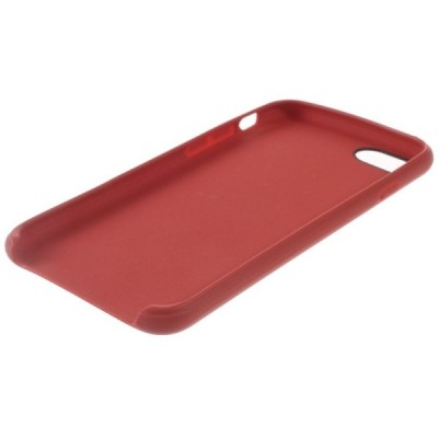 Apple iPhone 7 (iPhone 8) cieta silikona (TPU) sarkans apvalks / vacins.lv