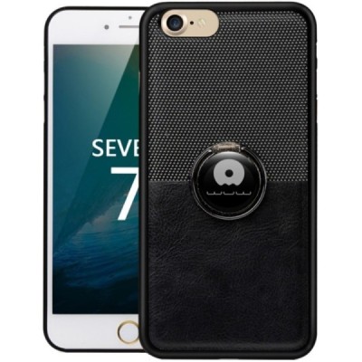 WUW Kickstand Apple iPhone 7 (iPhone 8) juodas plastikinis dėklas / Priedai.lt