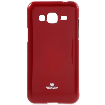 Samsung Galaxy J3 2016 (J310) raudonas Mercury kieto silikono (TPU) dėklas / Priedai.lt