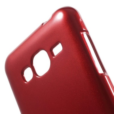 Samsung Galaxy J3 2016 (J310) raudonas Mercury kieto silikono (TPU) dėklas / Priedai.lt