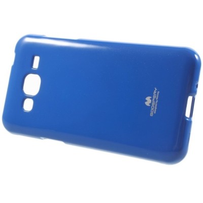Samsung Galaxy J3 2016 (J310) Mercury tumši zils cieta silikona (TPU) futrālis / Vacins.lv