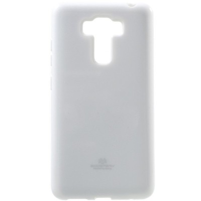 Asus Zenfone 3 Laser (ZC551KL) Mercury balts cieta silikona (TPU) futrālis / Vacins.lv
