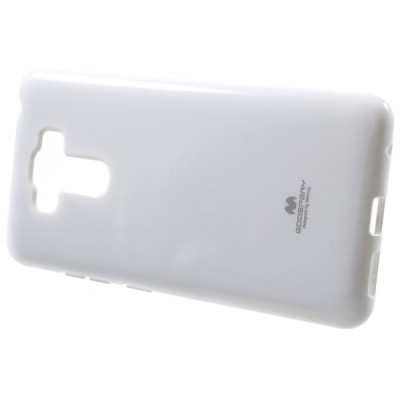 Asus Zenfone 3 Laser (ZC551KL) Mercury balts cieta silikona (TPU) futrālis / Vacins.lv
