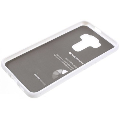 Asus Zenfone 3 5.2 (ZE520KL) baltas Mercury kieto silikono (TPU) dėklas / Priedai.lt